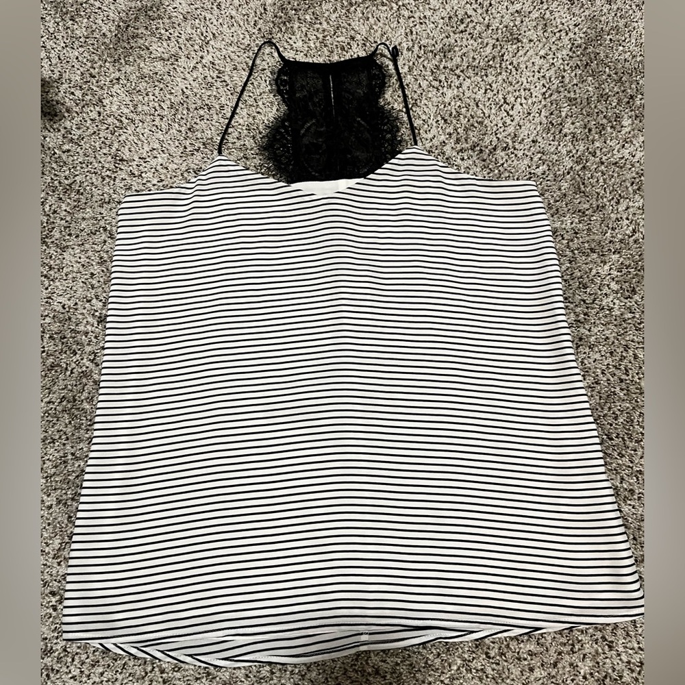 Express Lace Racerback Tank Top